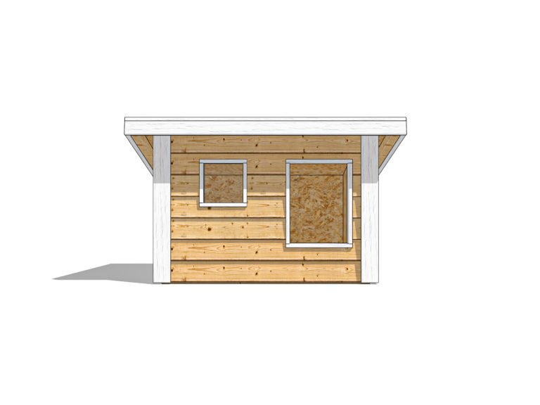 Lämpöeristetty koirankoppi | 110×90 cm