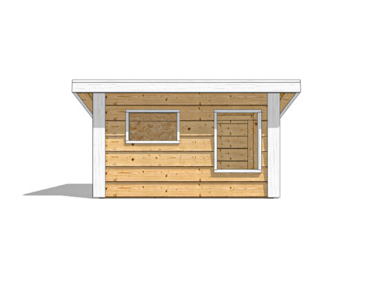 Lämpöeristetty koirankoppi 130x90
