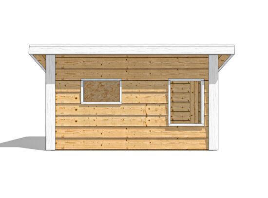 Lämpöeristetty koirankoppi 160x90