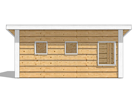 Lämpöeristetty koirankoppi 200x90